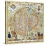 Plan de Paris en 1576 - Cy est le vray pourtraict..-Rossingol-Stretched Canvas