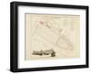 Plan de Paris par arrondissements en 1834 : Ier arrondissement Quartier des Tuileries-Aristide-Michel Perrot-Framed Giclee Print