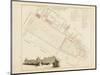 Plan de Paris par arrondissements en 1834 : Ier arrondissement Quartier des Tuileries-Aristide-Michel Perrot-Mounted Giclee Print