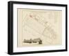 Plan de Paris par arrondissements en 1834 : Ier arrondissement Quartier des Tuileries-Aristide-Michel Perrot-Framed Giclee Print