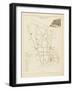 Plan de Paris par arrondissements en 1834 : IIème arrondissement Quartier de la Chaussée d'Antin-Aristide-Michel Perrot-Framed Giclee Print