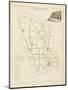 Plan de Paris par arrondissements en 1834 : IIème arrondissement Quartier de la Chaussée d'Antin-Aristide-Michel Perrot-Mounted Giclee Print