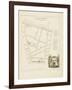 Plan de Paris par arrondissements en 1834 : IIème arrondissement Quartier Montmartre-Aristide-Michel Perrot-Framed Giclee Print