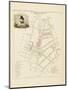 Plan de Paris par arrondissements en 1834 : IIIème arrondissement Quartier du Mail-Aristide-Michel Perrot-Mounted Giclee Print