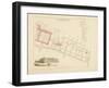 Plan de Paris par arrondissements en 1834 : IV ème arrondissement Quartier du Louvre-Aristide-Michel Perrot-Framed Giclee Print