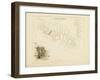 Plan de Paris par arrondissements en 1834 : IVème arrondissement Quartier Saint-Honoré-Aristide-Michel Perrot-Framed Giclee Print