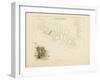 Plan de Paris par arrondissements en 1834 : IVème arrondissement Quartier Saint-Honoré-Aristide-Michel Perrot-Framed Giclee Print