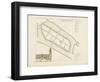 Plan de Paris par arrondissements en 1834 : IXème arrondissement Quartier de l'île Saint-Louis-Aristide-Michel Perrot-Framed Giclee Print