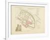 Plan de Paris par arrondissements en 1834 : IXème arrondissement Quartier de la Cité-Aristide-Michel Perrot-Framed Giclee Print