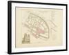 Plan de Paris par arrondissements en 1834 : IXème arrondissement Quartier de la Cité-Aristide-Michel Perrot-Framed Giclee Print