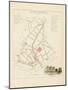 Plan de Paris par arrondissements en 1834 : Vème arrondissement Quartier de la Porte Saint-Martin-Aristide-Michel Perrot-Mounted Giclee Print