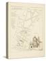 Plan de Paris par arrondissements en 1834 : Vème arrondissement Quartier du Faubourg Saint-Denis-Aristide-Michel Perrot-Stretched Canvas