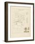 Plan de Paris par arrondissements en 1834 : Vème arrondissment Quartier de Bonne Nouvelle-Aristide-Michel Perrot-Framed Giclee Print