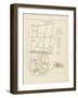 Plan de Paris par arrondissements en 1834 : VIème arrondissement Quartier du Temple-Aristide-Michel Perrot-Framed Giclee Print