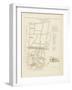 Plan de Paris par arrondissements en 1834 : VIème arrondissement Quartier du Temple-Aristide-Michel Perrot-Framed Giclee Print