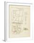 Plan de Paris par arrondissements en 1834 : VIème arrondissement Quartier du Temple-Aristide-Michel Perrot-Framed Giclee Print