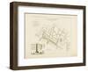 Plan de Paris par arrondissements en 1834 : VII ème arrondissement Quartier des Arcis-Aristide-Michel Perrot-Framed Giclee Print