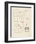 Plan de Paris par arrondissements en 1834 : VIIème arrondissement Quartier du Mont de Piété-Aristide-Michel Perrot-Framed Giclee Print