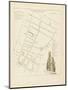 Plan de Paris par arrondissements en 1834 : VIIème arrondissement Quartier Sainte-Avoye-Aristide-Michel Perrot-Mounted Giclee Print