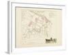 Plan de Paris par arrondissements en 1834 : Xème arrondissement Quartier de la monnaie-Aristide-Michel Perrot-Framed Giclee Print