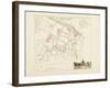 Plan de Paris par arrondissements en 1834 : Xème arrondissement Quartier de la monnaie-Aristide-Michel Perrot-Framed Giclee Print