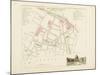 Plan de Paris par arrondissements en 1834 : Xème arrondissement Quartier de la monnaie-Aristide-Michel Perrot-Mounted Giclee Print