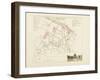 Plan de Paris par arrondissements en 1834 : Xème arrondissement Quartier de la monnaie-Aristide-Michel Perrot-Framed Giclee Print