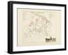 Plan de Paris par arrondissements en 1834 : Xème arrondissement Quartier de la monnaie-Aristide-Michel Perrot-Framed Giclee Print