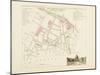 Plan de Paris par arrondissements en 1834 : Xème arrondissement Quartier de la monnaie-Aristide-Michel Perrot-Mounted Giclee Print