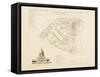 Plan de Paris par arrondissements en 1834 : Xème arrondissement Quartier des Invalides-Aristide-Michel Perrot-Framed Stretched Canvas