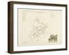 Plan de Paris par arrondissements en 1834 : Xème arrondissement Quartier Saint-Thomas d'Aqui-Aristide-Michel Perrot-Framed Giclee Print