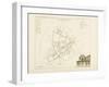 Plan de Paris par arrondissements en 1834 : Xème arrondissement Quartier Saint-Thomas d'Aqui-Aristide-Michel Perrot-Framed Giclee Print