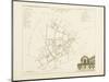 Plan de Paris par arrondissements en 1834 : Xème arrondissement Quartier Saint-Thomas d'Aqui-Aristide-Michel Perrot-Mounted Giclee Print