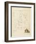 Plan de Paris par arrondissements en 1834 : XIIème arrondissement Quartier de l'Observatoire-Aristide-Michel Perrot-Framed Giclee Print