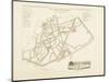 Plan de Paris par arrondissements en 1834 : XIIème arrondissement Quartier Saint-Marcel-Aristide-Michel Perrot-Mounted Giclee Print