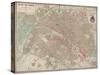 Plan de Paris vers 1883-Victor-Adolphe Malte-Brun-Stretched Canvas