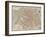 Plan de Paris vers 1883-Victor-Adolphe Malte-Brun-Framed Giclee Print