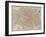 Plan de Paris vers 1883-Victor-Adolphe Malte-Brun-Framed Giclee Print