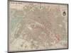 Plan de Paris vers 1883-Victor-Adolphe Malte-Brun-Mounted Premium Giclee Print