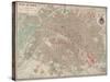 Plan de Paris vers 1883-Victor-Adolphe Malte-Brun-Stretched Canvas