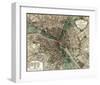 Plan de Paris-null-Framed Art Print