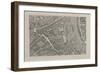 Plan de Turgot, détail: la Bastille-Turgot-Framed Giclee Print