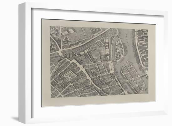 Plan de Turgot, détail: la Bastille-Turgot-Framed Giclee Print