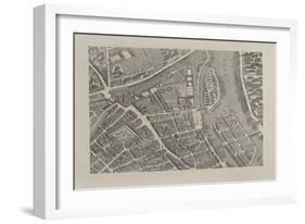 Plan de Turgot, détail: la Bastille-Turgot-Framed Giclee Print