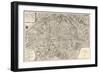 Plan dela Ville de Paris 1715-Nicolas De Fer-Framed Art Print