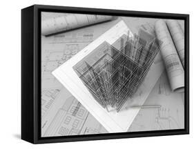 Plan Drawing-ArchMan-Framed Stretched Canvas