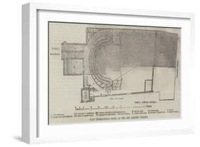 Plan (Dress-Circle Level) of the New Adelphi Theatre-null-Framed Giclee Print