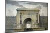 Plan for Gates to City, 1779-Jean Guillaume Moitte-Mounted Giclee Print