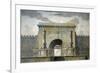 Plan for Gates to City, 1779-Jean Guillaume Moitte-Framed Giclee Print
