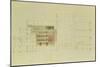 Plan for the Dresden Royal Theatre, C.1838-Gottfried Semper-Mounted Giclee Print